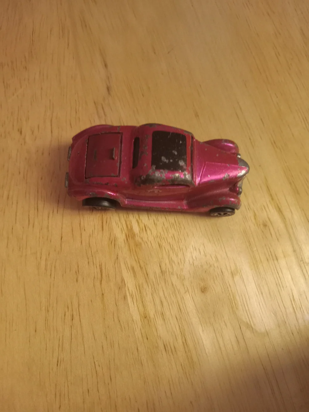 Vintage Red Line Hot Classic 36 Ford Coupe Pink